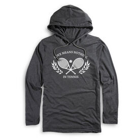 Men's Tennis Lightweight Hoodie - Love Means Nothing In Tennis