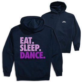 Dance Hooded Sweatshirt - Eat Sleep Dance (Back Design)