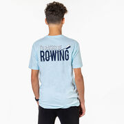 Crew Short Sleeve T-Shirt - I'd Rather Be Rowing (Back Design)