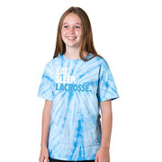 Lacrosse Short Sleeve T-Shirt - Eat. Sleep. Lacrosse Tie Dye