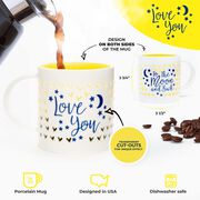 Soleil Home&trade; Porcelain Mug - Love You to The Moon and Back