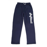 Softball Fleece Sweatpants - Softball Script