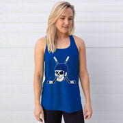  Hockey Flowy Racerback Tank Top - Chill to the Bone