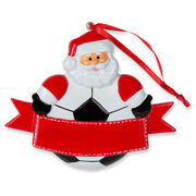 Soccer Ornament - Soccer ball Santa
