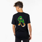 Hockey Short Sleeve T-Shirt - St. Hat-Trick (Back Design) 