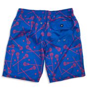 Guys Lacrosse Swim Trunks - All Day Lacrosse