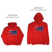 Hockey Hooded Sweatshirt - Christmas Dog
