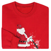 Baseball Crewneck Sweatshirt - Baseball Santa