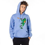 Guys Lacrosse Hooded Sweatshirt - Lacrosse Leprechaun