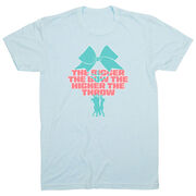 Cheerleading Short Sleeve T-Shirt - The Bigger the Bow