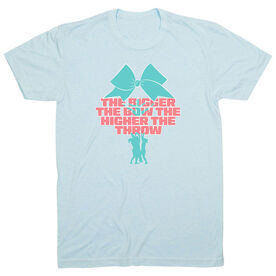 Cheerleading Short Sleeve T-Shirt - The Bigger the Bow