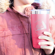 Cheerleading 20 oz. Double Insulated Tumbler - Megaphone Icon