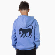 Soccer Hooded Sweatshirt - Sport The Soccer Dog (Back Design)