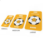 Soccer Bag/Luggage Tag - Personalized Soccer Team Ball