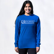 Soccer Tshirt Long Sleeve - 100% Of The Shots