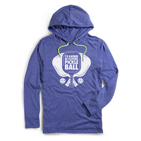 Pickleball Men's Lightweight Hoodie - I'd Rather Be Playing Pickleball