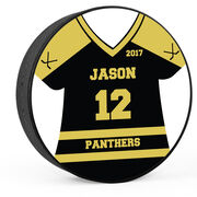 Personalized Hockey Jersey Hockey Puck