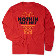 Basketball Tshirt Long Sleeve - Nothin But Net