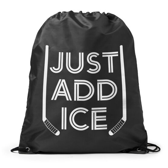 Hockey Drawstring Backpack - Just Add Ice