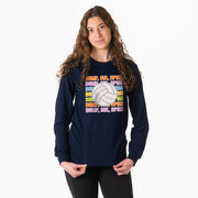 Volleyball Tshirt Long Sleeve - Bump, Set, Spike