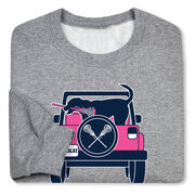 Girls Lacrosse Crewneck Sweatshirt - Lax Cruiser