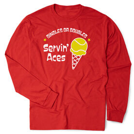 Tennis Tshirt Long Sleeve - Servin' Aces