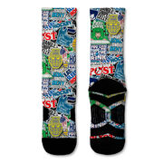 Hockey Graphic Flex Mid-Calf Socks - Hockey Life