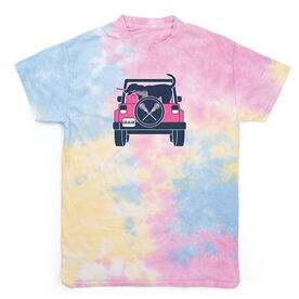 Girls Lacrosse Short Sleeve T-Shirt - LAX Cruiser Tie Dye