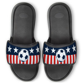 Soccer Repwell&reg; Slide Sandals - Stars and Stripes