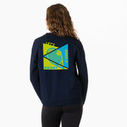 Tennis Crewneck Sweatshirt - Let's Raise A Racket (Back Design)