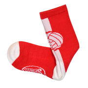 Volleyball Woven Mid-Calf Socks - Superelite (Red/White)