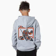 Hockey Hooded Sweatshirt - Goal Buster (Back Design)