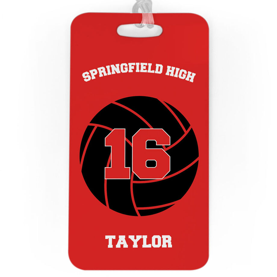 Volleyball Bag/Luggage Tag - Personalized Volleyball Team