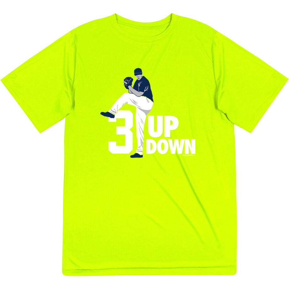 Baseball Short Sleeve Performance Tee - 3 Up 3 Down