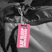 Snowboarding Bag/Luggage Tag - Eat Sleep Snowboard