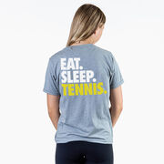 Tennis Short Sleeve T-Shirt - Eat. Sleep. Tennis. (Back Design)