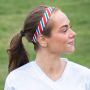 Athletic Juliband Non-Slip Headband - Candy Canes