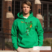 Guys Lacrosse Hooded Sweatshirt - Lacrosse Leprechaun