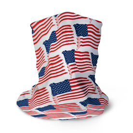 Hockey Multifunctional Headwear - American Flag Sticks Pattern RokBAND