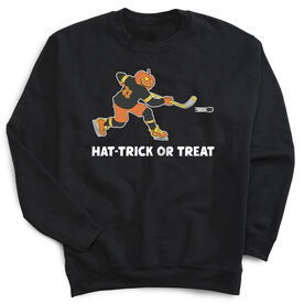Hockey Crewneck Sweatshirt - Hat-Trick or Treat