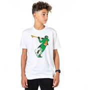 Guys Lacrosse Short Sleeve T-Shirt - Lacrosse Leprechaun