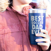 Soccer 20 oz. Double Insulated Tumbler - Best Dad Ever