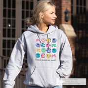 Cheerleading Hooded Sweatshirt - Cheer Makes Me Happy