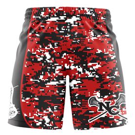 Custom Team Shorts - Guys Lacrosse Digital Camo