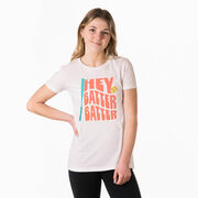 Softball Women's Everyday Tee - Hey Batter Batter