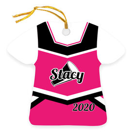 Cheerleading Ornament - Personalized Jersey