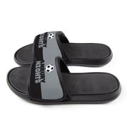 Soccer Repwell&reg; Slide Sandals - Team Name Colorblock