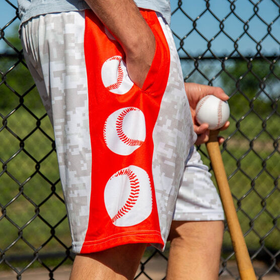 Digital Camo Baseball Shorts