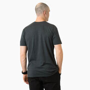 Running Short Sleeve T-Shirt - 26.2 Marathon Vertical 