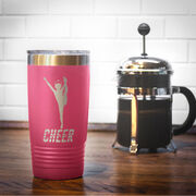 Cheerleading 20 oz. Double Insulated Tumbler - Cheer Silhouette